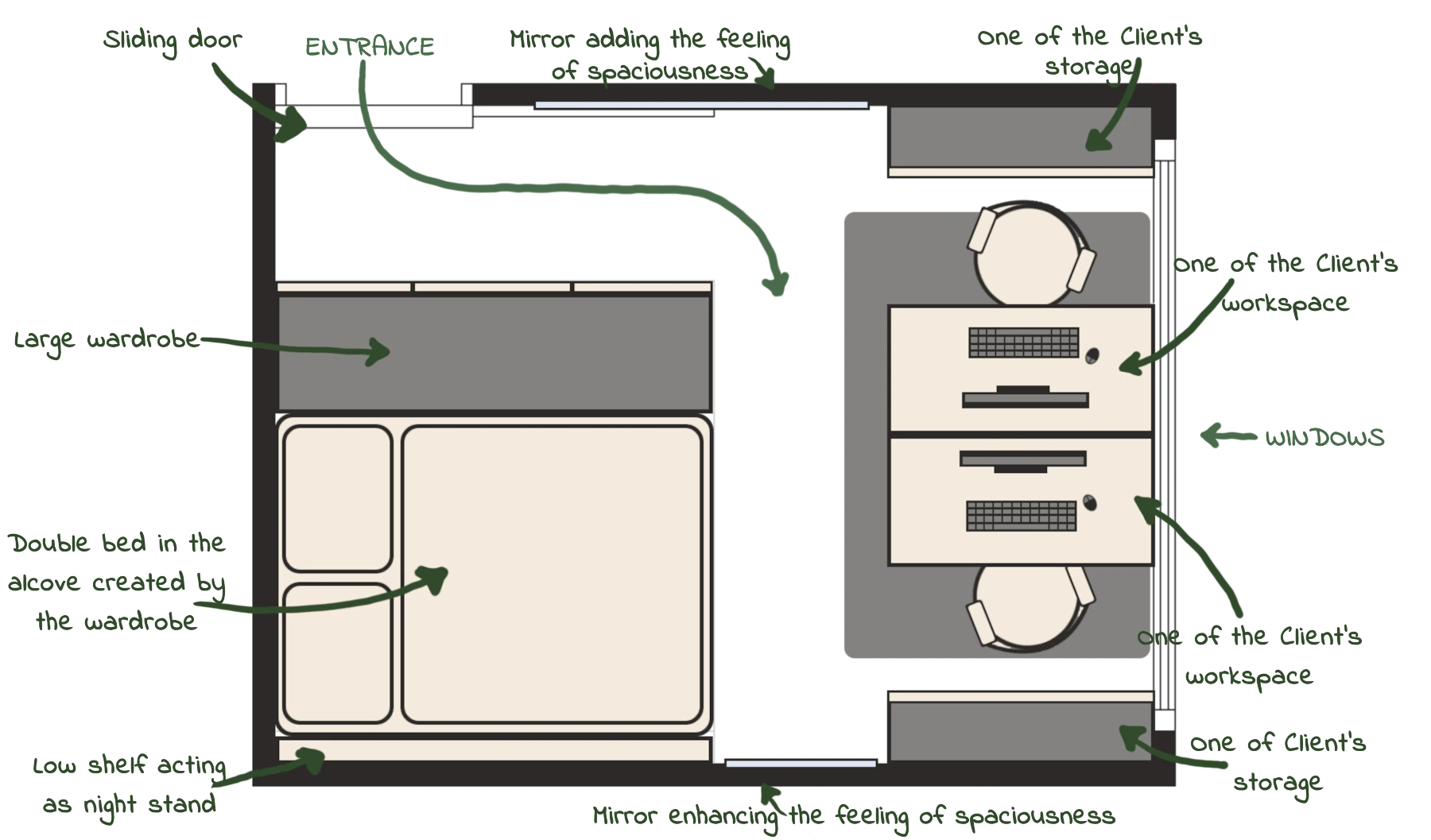 Engineered floor plan